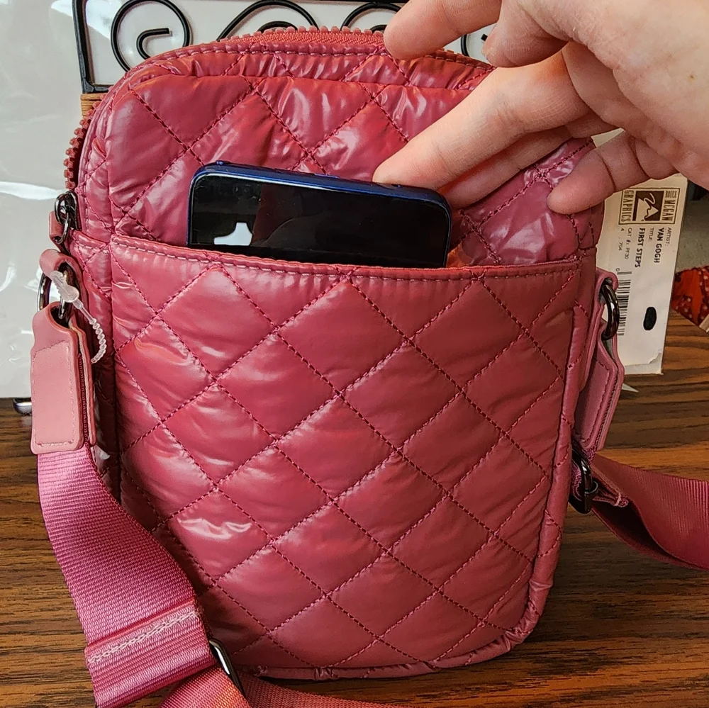 Ladies crossbody bag, have three compartment - Picture 5 of 7